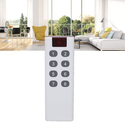 8 Tasten)433MHZ Universal Wireless Learning Code Digital Remote Controller Tr CH