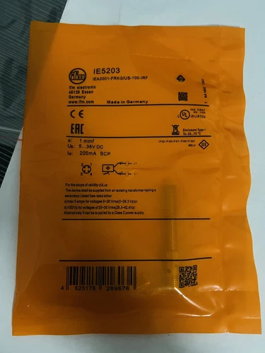 One New IFM IE5203 Proximity Switch Fast Shipping - Picture 1 of 2