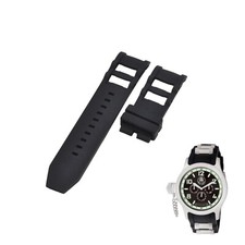 Russian Diver 1798 26mm Black Rubber Watch Strap For Invicta