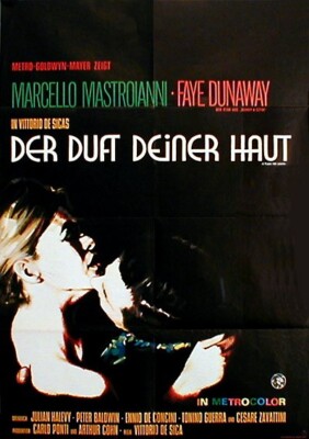 Faye Dunaway in DER DUFT DEINER HAUT Originalplakat EA von 1968