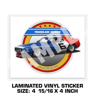TRANS AM SERIES 1971 AMC JAVELIN COLLECTOR EDITION-VINTAGE RACING-DECAL ...