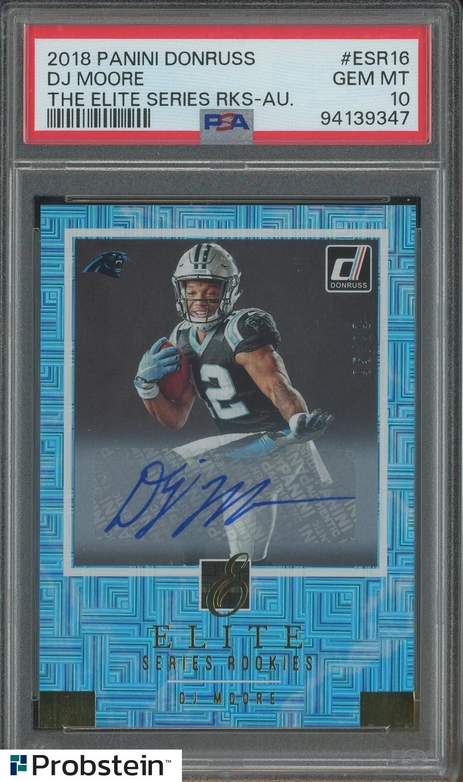 DJ Moore Panini Donruss the Elite Series Rookies #ESR16 Base