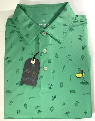 masters green performance tech golf shirt