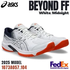 Asics Indoor Sports shoes BEYOND FF White/Midnight 1073A057.104 Handball NEW!!