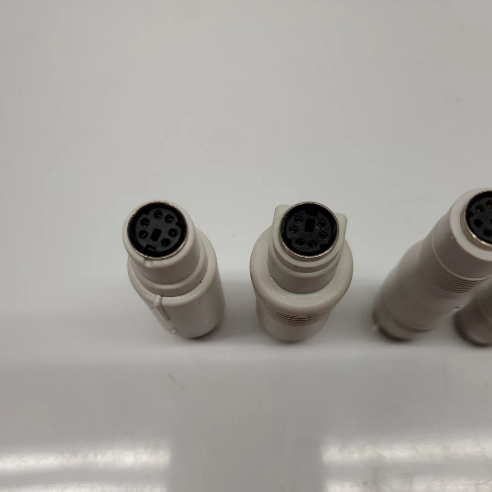 PTC 7pcs Keyboard Adapter PS2 6pin Female to AT 5pin DIN Male Adaptor Cable/Cord - Image 2 of 4