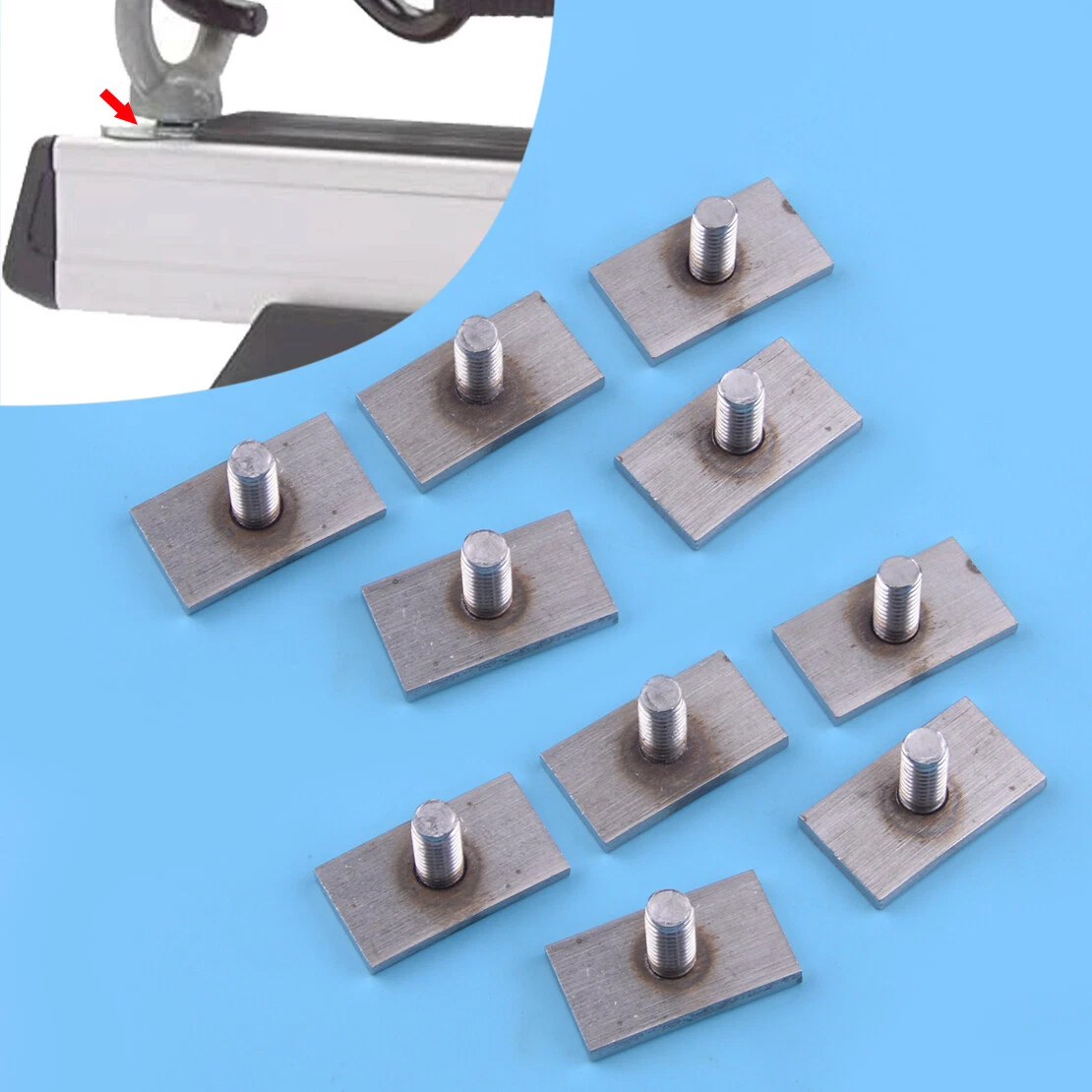 10x M8 16mm T Bolt fit for Rhino Thule Yakima Pro Rola Roof Rack T or C Channel