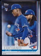 2019 Topps Update Jumbo 5x7 Rookie SSP Image Variation ELVIS LUCIANO /49