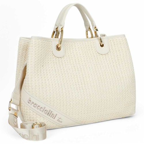 BRACCIALINI Bag BETH TRICOT Female White - B18200-TY-001 - Foto 2 di 4
