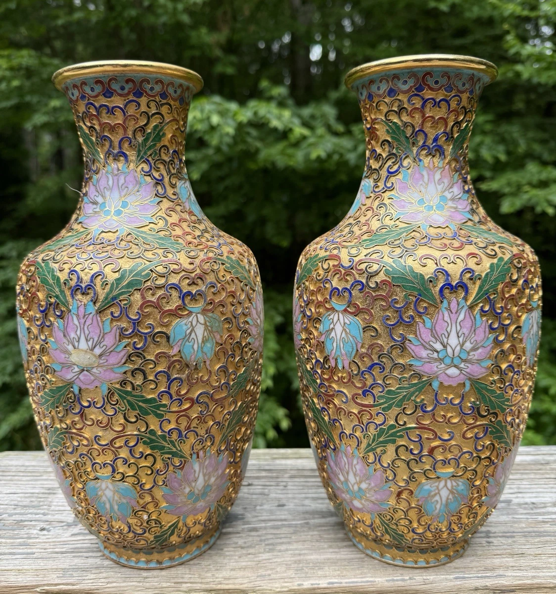 景泰蓝花瓶| eBay