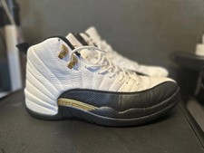 Nike Air Jordan 12 Royalty White Black Gold SIZE: 10.5