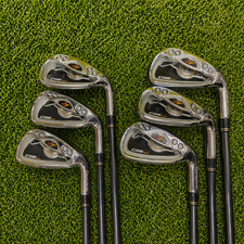 TaylorMade r7 CGB MAX 2008 Iron Set 6pcs 5-PW RE-AX SUPERFAST S Flex RH