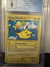 CGC 9 Flying Pikachu 2009 Rising Rivals 113/111 Holo Pokemon Card SWIRL BLUE LBL