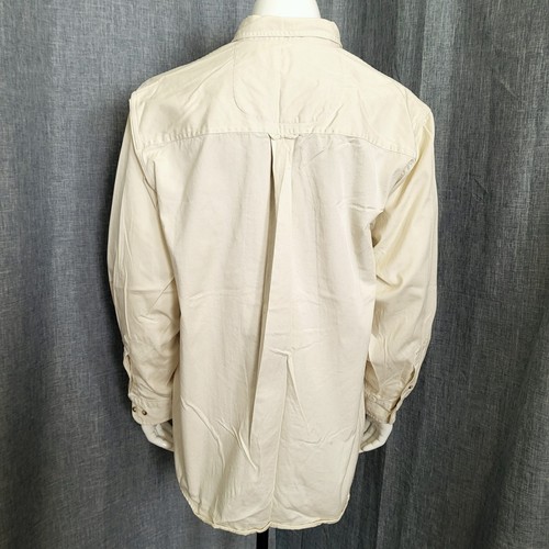 Vintage Sears Rehbock Jeanshemd Herren robuste Jacke Gewicht elfenbein beige Größe XLT - Bild 3 von 9