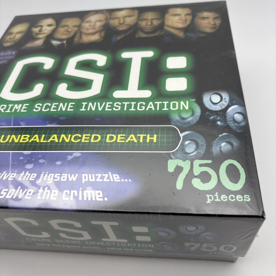 Пазл CSI Crime Scene Investigation Unbalanced Death 750 элементов ✅ запечатанный - Изображение 4 из 4