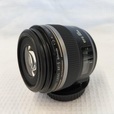 Canon Standard Mid Tele Single Focus Objektiv EF-S60MMF2.8MACRO USM gebraucht