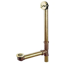 Kingston Brass DTL1182 Bath Tub Drain and Overflow, Polished Brass