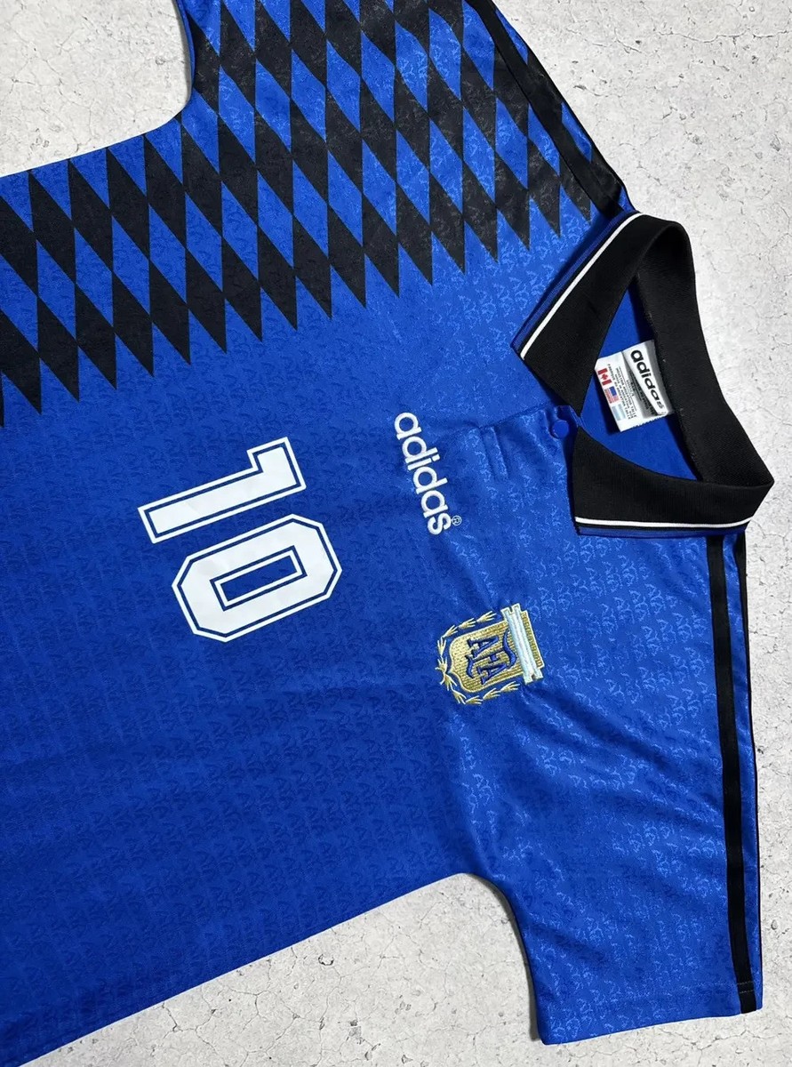 Adidas Argentina Teem Maradona #10 1994 Soccer Jersey | eBay