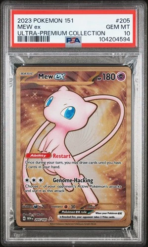 2023 POKEMON 151 ULTRA-PREM COLL #205 MEW EX PSA 10