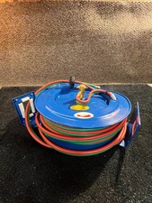 Welding Hose Reel Retractable 1/4 Inch x 50' Twin Oxygen Acetylene Rubber Hose