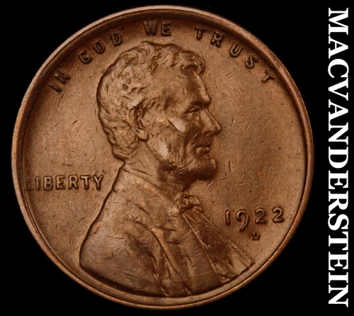 1922-D Lincoln Wheat Cent- Semi Key Date- High Grade No Reserve #J5488