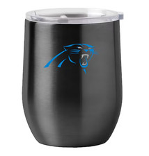 Carolina Panthers 16oz Gameday Curved Tumbler Stainless Steel Drink Cup