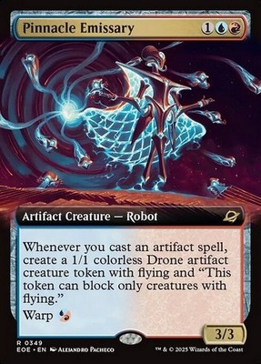 BORDERLESS Pinnacle Emissary ~ Edge of Eternities [ NearMint ] [ Magic MTG ]