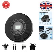 Compact Portable CD Player with FM Transmitter  5 Sound Modes for Music Lovers