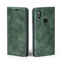Handy HüLle FüR Huawei P20 Lite Klapp Magnet Smartphone Cover Case GrüN