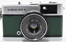     N MINT OLYMPUS TRIP 35 Dark Green Point  Shoot 35mm Film Camera 2703326