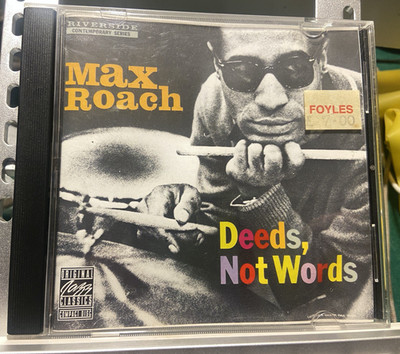 Deeds,Not Words by Roach,Max | CD | condition very good