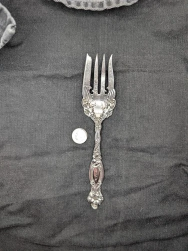 43g SOLID Sterling Silver FRONTENAC 1903 | 1.28oz ASW | .925 Serving Fork