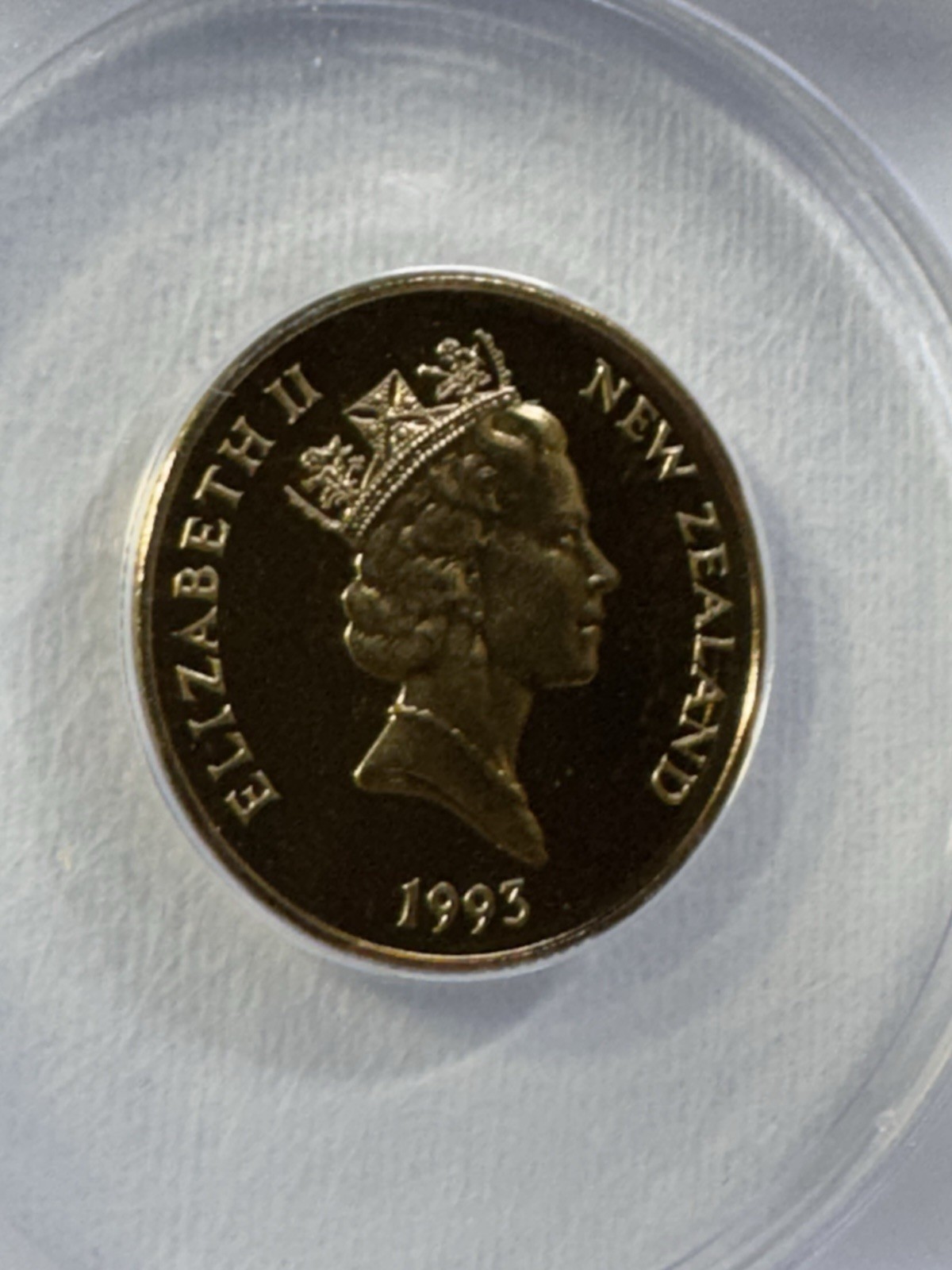 1993 New Zealand 1 Dollar Graded PR 68 DCAM by ANACS