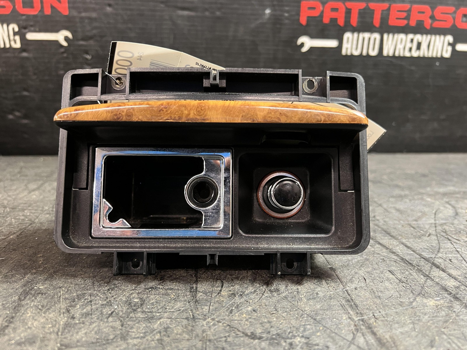 03-12 BENTLEY CONTINENTAL REAR CENTER CONSOLE ASH TRAY ID 3W8863075