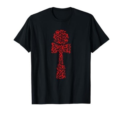 Kendama Japanese Origami Cute Crane Kendama T-Shirt from JP