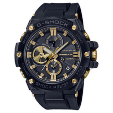Casio G-SHOCK G-STEEL Bluetooth Solar Analog Mens Watch Black GSTB100GC-1A 420