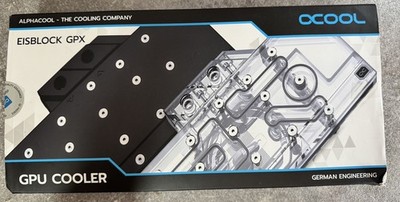ALPHACOOL EISBLOCK AURORA ACRYL GPX RTX 4090 FE + BACKPLATE