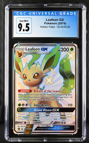 Leafeon-GX graded CGC 10 for sale on eBay