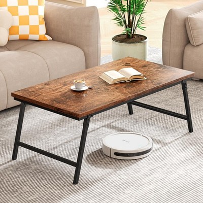 Vagusicc C Shaped End Table Adjustable Height Small Side for Couch and Recliner
