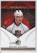 2009 SP Game Used Edition Authentic Rookies Gold 37/50 Dmitry Kulikov #166 0f2