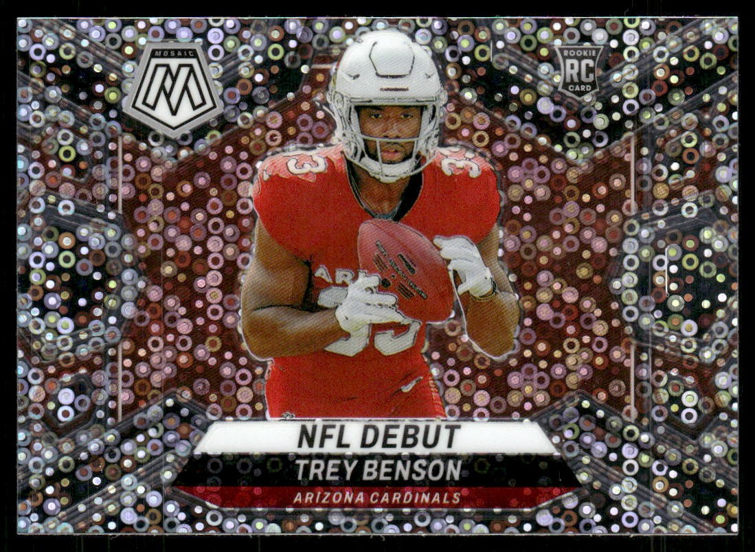 2024 Panini Mosaic Mosaic No Huddle Silver #277 Trey Benson DEB - FB