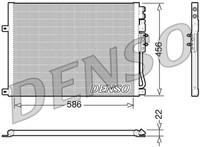 Kondensator Klimaanlage Denso DCN06009 FüR WH WK Commander Jeep Cherokee 3 XK XH
