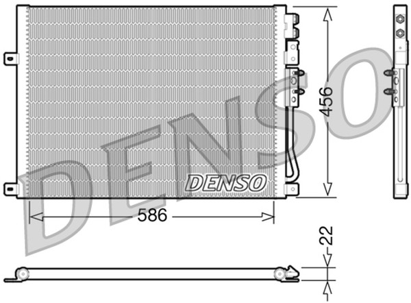 Kondensator Klimaanlage Denso DCN06009 FüR WH WK Commander Jeep Cherokee 3 XK XH-image