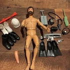 Hasbro 1964 GI Joe 12" Action Figure Scar Blue Eyes Fuzz Hair Beard Mixed Lot