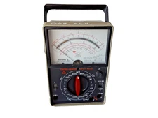 Triplett Model 60-NA Type 2 Suspension Taut Analog V-O-M Multimeter - UNTESTED