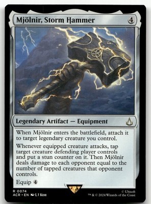 Mjolnir, Storm Hammer #74 (NM) Assassin's Creed ACR Magic MTG