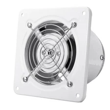 4 inch Bathroom Exhaust Fan Metal Iron Ventilation Extractor with Anti-backflow
