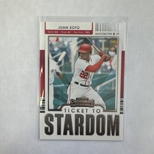 2021 Panini Contenders - Ticket to Stardom Juan Soto #TTS-JS
