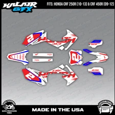 Kalair GFX Graphics Kit for CRF250R 2010-13 and CRF450R 2009-2012 Flight - White