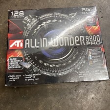 Scheda grafica ATI All-In-Wonder 9800 Pro 128MB DDR AGP 8X SIGILLATA nuova vecchio magazzino