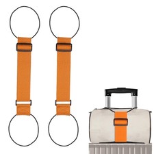 2Pcs Multi Use Strong Luggage Connector Straps for Suitcases  Adjustable Lug...
